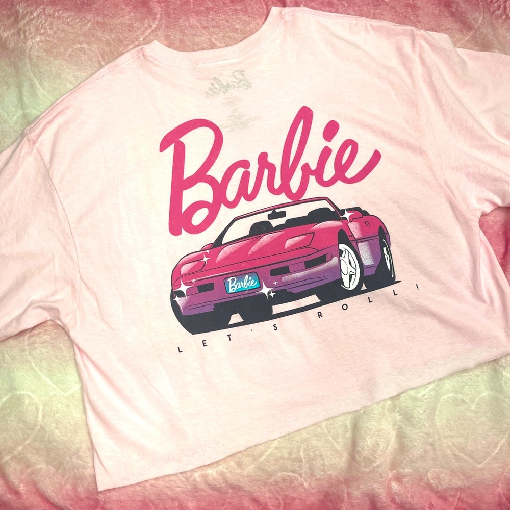 Pink Barbie Oversized Tee